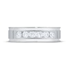 Thumbnail Image 3 of Now + Forever Men's Diamond Six-Stone Wedding Band 1/2 ct tw 10K White Gold