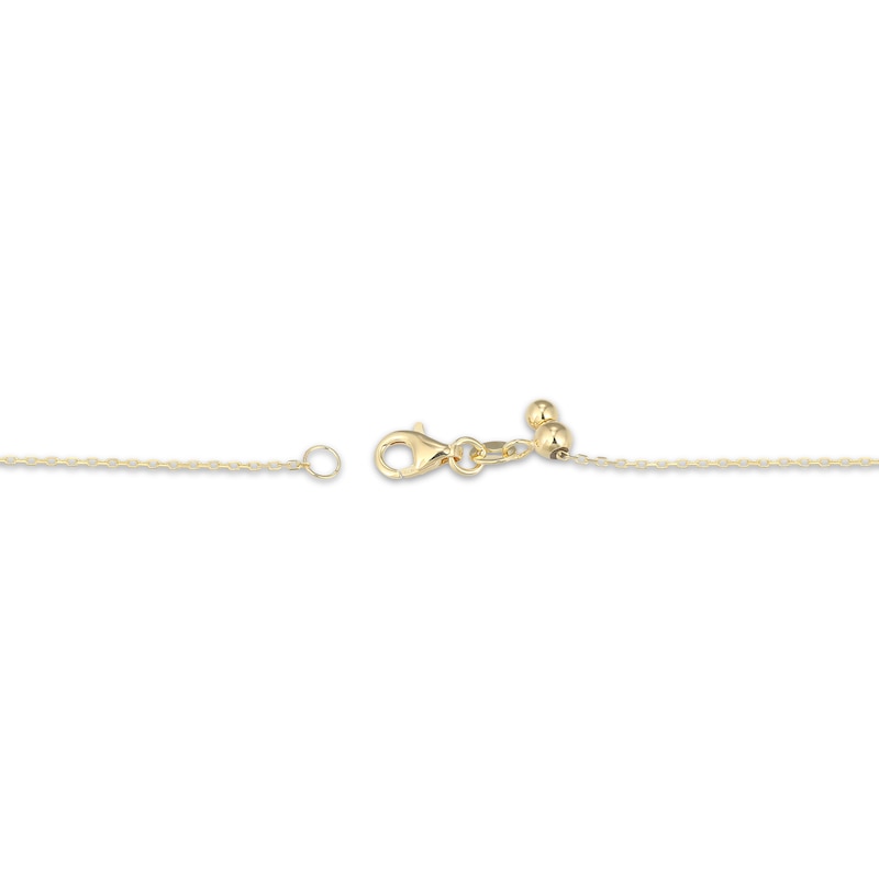 Main Image 4 of KAY x Rocksbox Multi Lab-Created Gemstone & Lab-Grown Diamond Bar Bracelet 1/20 ct tw 24K Yellow Gold Vermeil Sterling Silver 8"