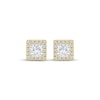 Thumbnail Image 2 of KAY Lab-Grown Diamonds Princess-Cut Stud Earrings 1/2 ct tw 14K Yellow Gold (F/SI2)
