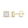 Thumbnail Image 3 of KAY Lab-Grown Diamonds Princess-Cut Stud Earrings 1/2 ct tw 14K Yellow Gold (F/SI2)