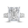 Thumbnail Image 3 of THE LEO Legacy Lab-Grown Diamond Emerald-Cut Lab-Grown Diamond Engagement Ring 10-3/4 ct tw 14K White Gold