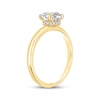 Thumbnail Image 2 of Now + Forever Oval-Cut Diamond Solitaire East-West Hidden Halo Engagement Ring 1 ct tw 14K Yellow Gold (I/I2)