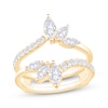 Thumbnail Image 1 of Now + Forever Lab-Grown Diamonds Marquise & Round-Cut Enhancer Ring 1 ct tw 14K Yellow Gold