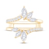 Thumbnail Image 3 of Now + Forever Lab-Grown Diamonds Marquise & Round-Cut Enhancer Ring 1 ct tw 14K Yellow Gold