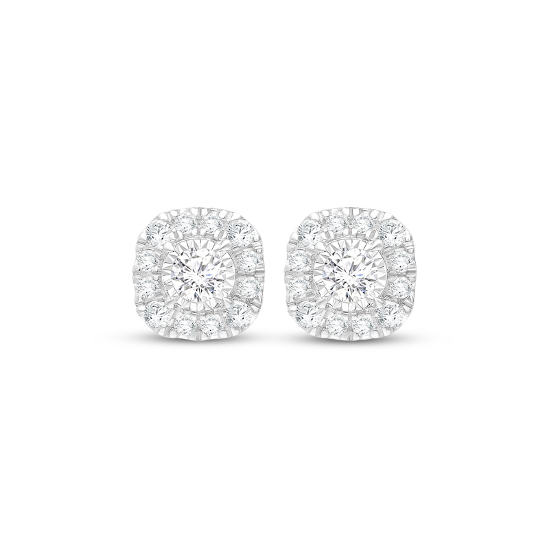 Main Image 3 of KAY Lab-Grown Diamonds Halo Gift Set 1 ct tw 10K White Gold