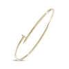 Thumbnail Image 2 of Nail Bypass Bangle Bracelet 10K Yellow Gold 7"