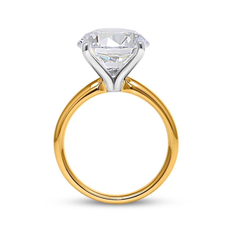 Main Image 2 of Now + Forever Lab-Grown Diamonds Round-Cut Solitaire Engagement Ring 6 ct tw 14K Yellow Gold (F/SI2)