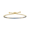 Thumbnail Image 1 of Le Vian Denim Ombré Sapphire Bolo Bracelet 14K Honey Gold 9.25"