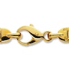 Bold Link Men's Bracelet 10K Two-Tone Gold 8.75"