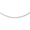 Thumbnail Image 1 of Rope Chain Necklace Semi-Solid 10K White Gold 24&quot;