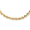 Thumbnail Image 1 of Rope Bracelet Hollow 14K Yellow Gold 8.5&quot;