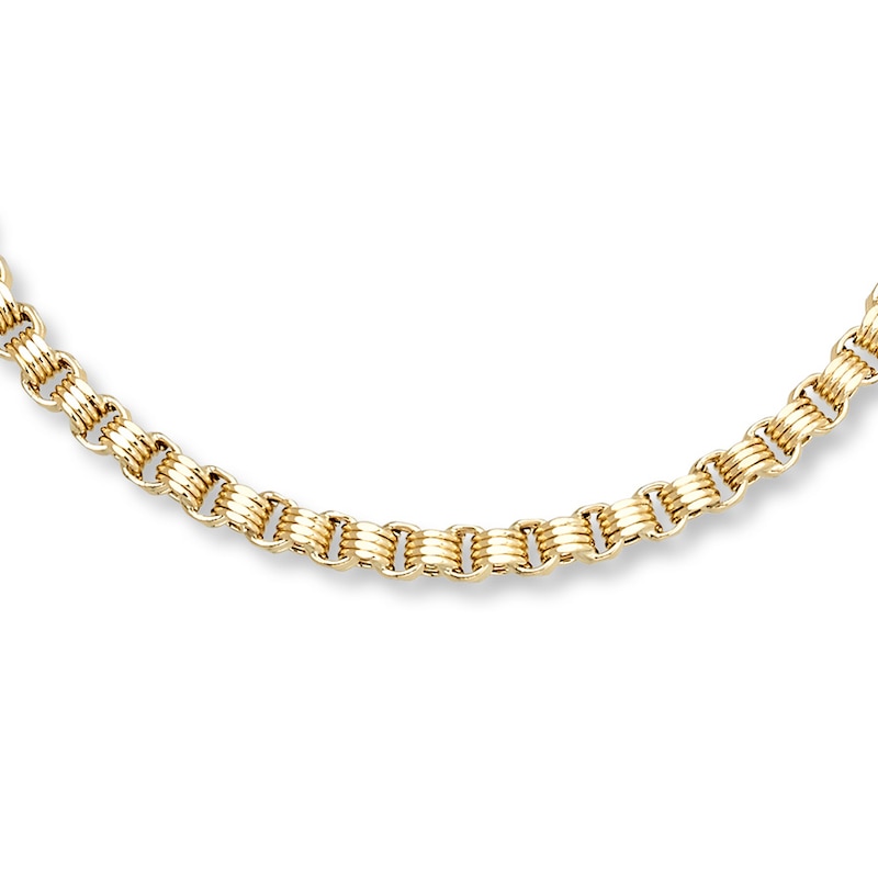 Main Image 1 of Link Bracelet 10K Yellow Gold 8&quot;
