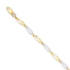 Thumbnail Image 1 of Link Bracelet 14K Two-Tone Gold 7&quot;