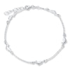 Dolphin Anklet Sterling Silver 9"