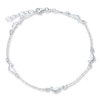 Thumbnail Image 1 of Dolphin Anklet Solid Sterling Silver 9&quot;