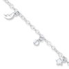 Thumbnail Image 0 of Sun/Moon/Star Anklet Sterling Silver 9"