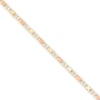 Thumbnail Image 1 of Love & Kisses Anklet Solid 14K Yellow Gold 10&quot;