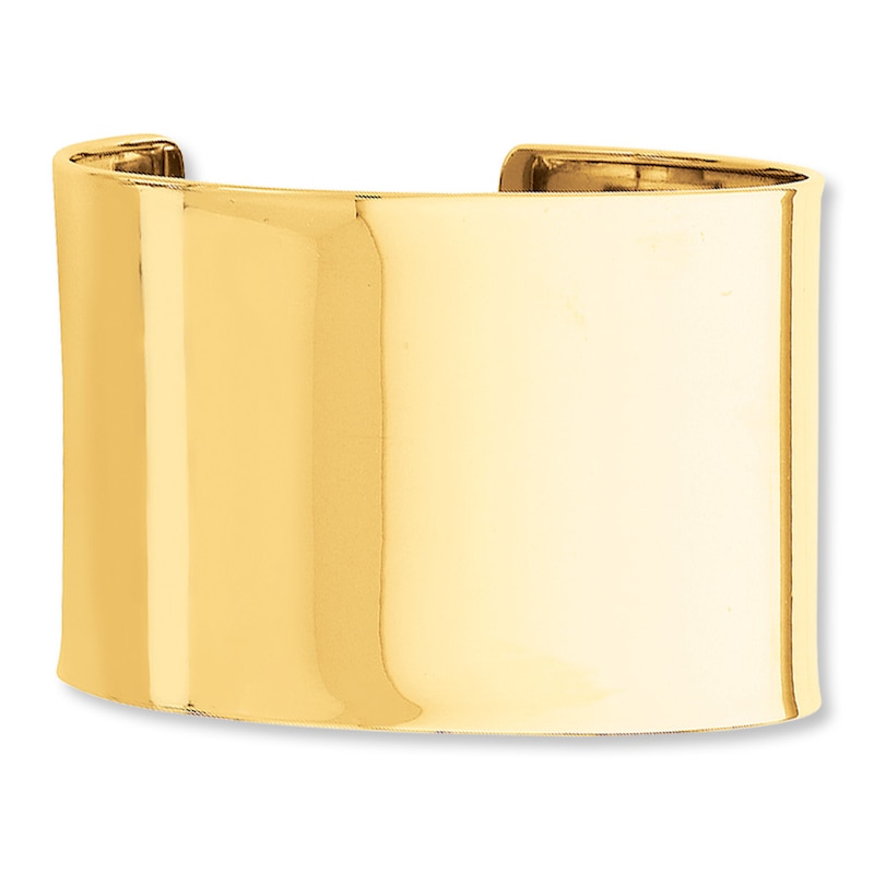 Main Image 1 of Cuff Bracelet 14K Yellow Gold 47mm