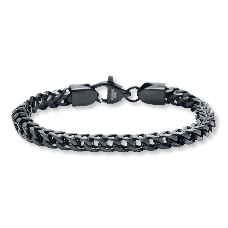 Stainless steel bracelet for men rectangular chain - JoyElly