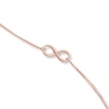 Thumbnail Image 1 of Infinity Bracelet 14K Rose Gold 7.5&quot;