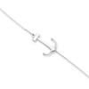 Thumbnail Image 1 of Anchor Bracelet 14K White Gold 7.5&quot;