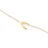 Wishbone Bracelet 14K Yellow Gold 7.5"