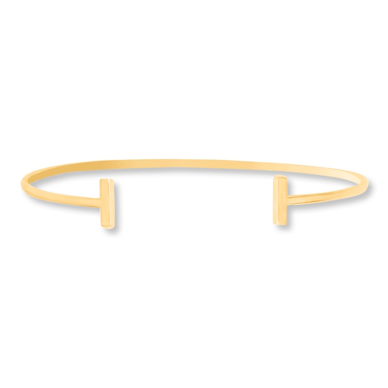 Main Image 1 of Cuff Bangle Bracelet 14K Yellow Gold