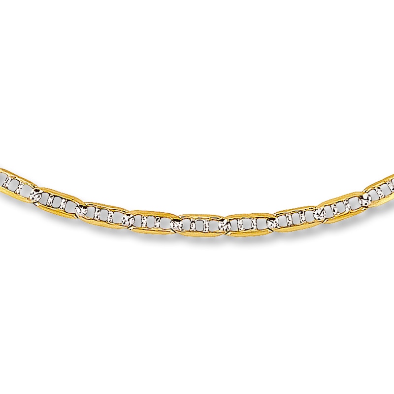 Main Image 1 of Mariner Link Anklet 14K Yellow Gold 10&quot;