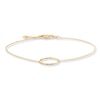 Thumbnail Image 1 of Circle Bracelet 14K Yellow Gold 7.5&quot;