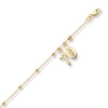 Thumbnail Image 1 of Religious Anklet 14K Yellow Gold 10&quot;
