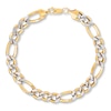 Thumbnail Image 0 of Semi-Solid Link Bracelet 10K Yellow Gold 8"