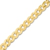Thumbnail Image 1 of Solid Cuban Curb Chain Bracelet 14K Yellow Gold 9"