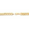 Thumbnail Image 2 of Solid Cuban Curb Chain Bracelet 14K Yellow Gold 9"