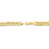 Thumbnail Image 3 of Cuban Curb Chain Bracelet Solid 14K Yellow Gold 9&quot;