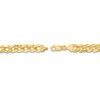 Thumbnail Image 2 of Solid Cuban Curb Chain Bracelet 14K Yellow Gold 9"