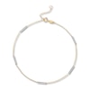 Thumbnail Image 1 of Bar Anklet 10K Two-Tone Gold 10&quot;