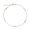 Thumbnail Image 3 of Bar Anklet 10K Two-Tone Gold 10&quot;