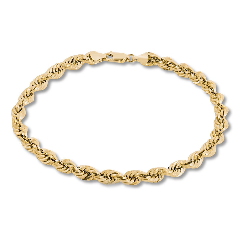 Women's 14K Real Solid Gold Initial Bracelet
