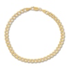 Thumbnail Image 1 of Curb Chain Bracelet 3.7mm Solid 14K Yellow Gold 8&quot;