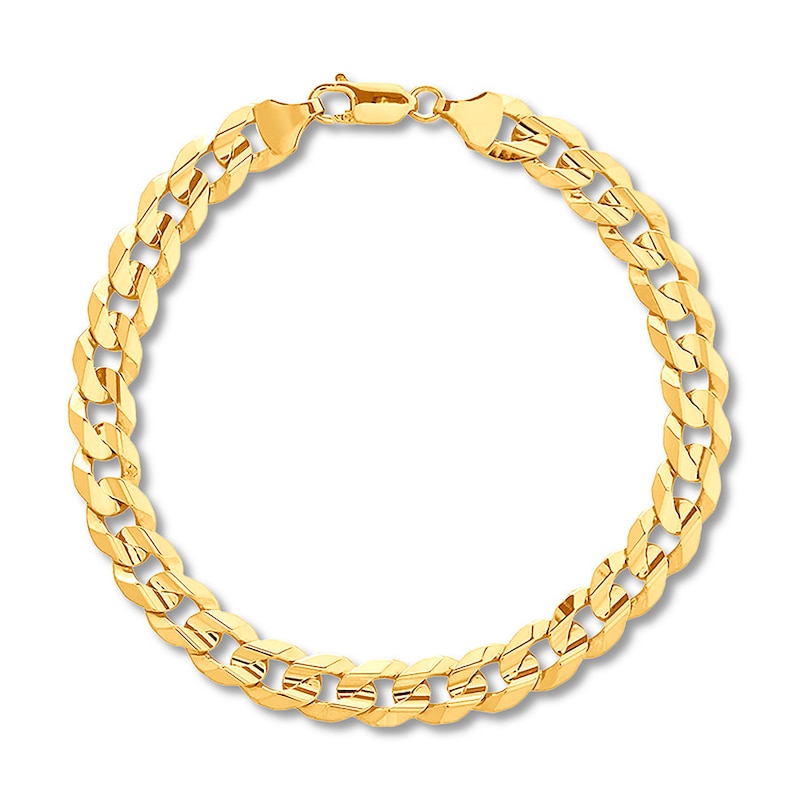 GLD Link Bracelet - 8.5mm, Size 9, 14K White - The GLD Shop