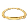 Thumbnail Image 0 of ID Solid Link Bracelet 14K Yellow Gold 8.5"
