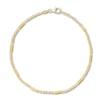Thumbnail Image 1 of Hollow 10K Yellow Gold Anklet 10&quot;