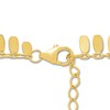 Thumbnail Image 2 of Solid 10K Yellow Gold Anklet Adjustable 10&quot;