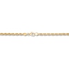 Thumbnail Image 2 of Textured Solid Rope Chain Bracelet 10K Yellow Gold 8.5"