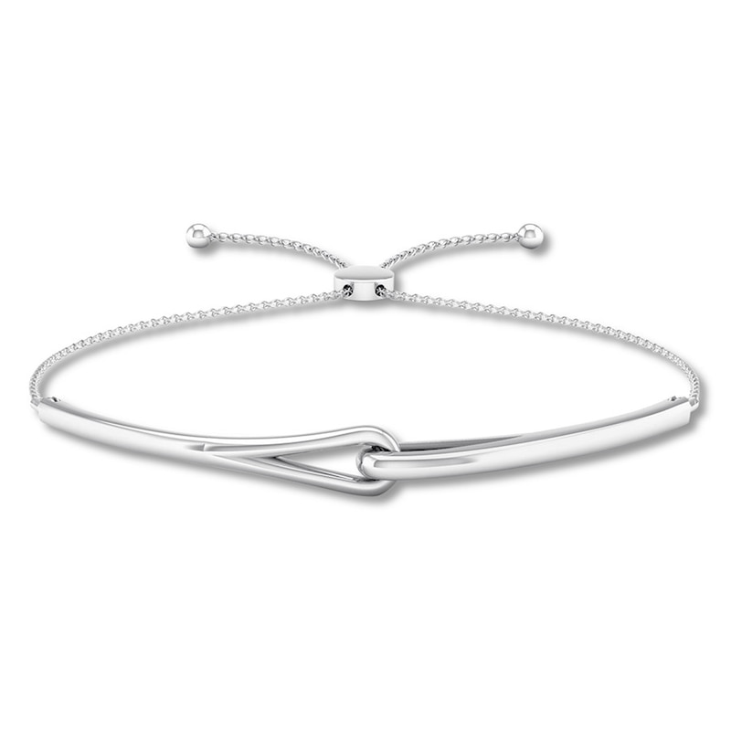 Love + Be Loved Bolo Bracelet Sterling Silver 9.5"