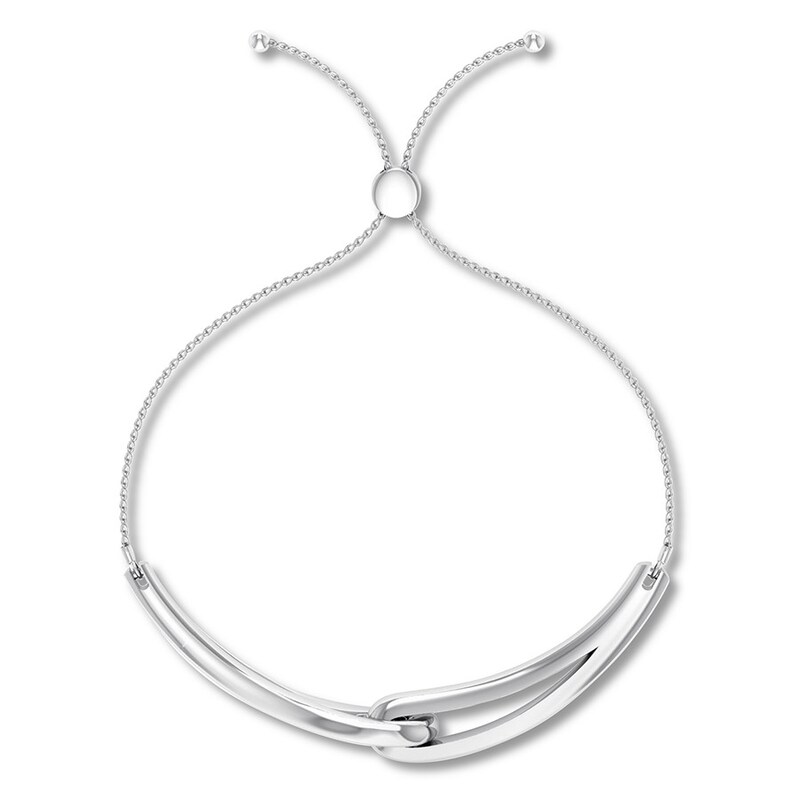 Love + Be Loved Bolo Bracelet Sterling Silver 9.5"