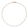 Thumbnail Image 1 of Beaded Station Anklet 14K Yellow Gold 10&quot;