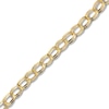 Thumbnail Image 1 of Double Oval Hollow Link Bracelet 10K Yellow Gold 7.5"