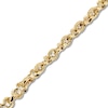 Thumbnail Image 1 of Hollow Link Chain Bracelet 10K Yellow Gold 7.5"