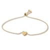 Thumbnail Image 0 of Heart Bolo Bracelet 14K Yellow Gold 9.5"